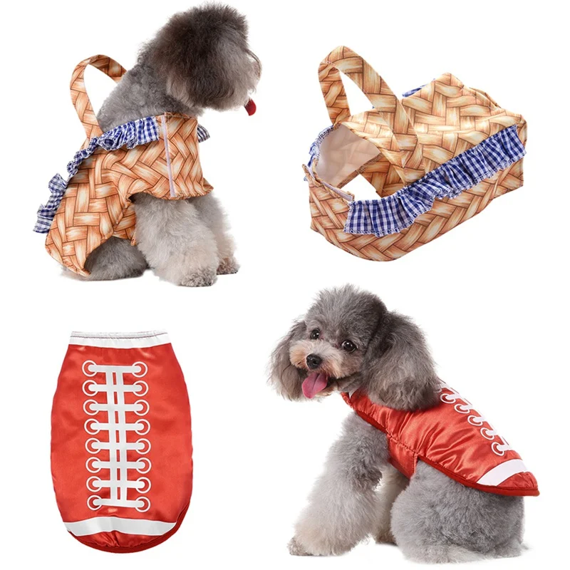 Ручная корзина костюм собаки, Pet Хэллоуин косплей костюмы для щенка, забавные Вечерние наряды Аксессуары для домашних животных