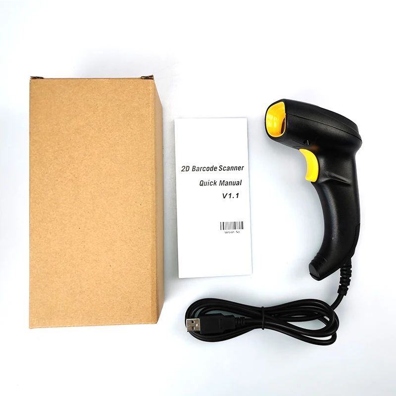 Portátil do Código de Barras do Usb com Fio qr da Imagem de Usb do Varredor do Código de Barras Varredor Usb com Fio 1d - 2d do 25 Varredor portátil do código de barras 1d2d