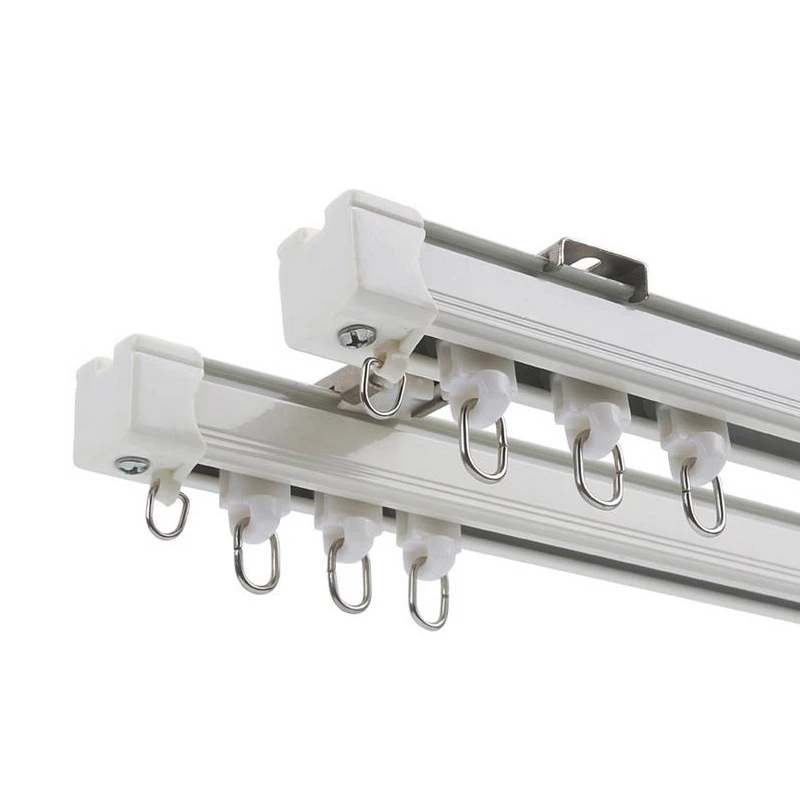 50350cm Curtain Track Coiled Curtain Rail Track Gliders Set For Any