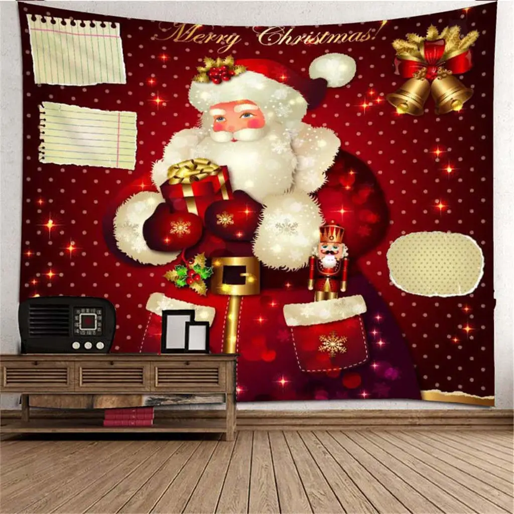 

Christmas Tapestry Wall Hanging 3D Printing Tapestry Beach Throw Blanket