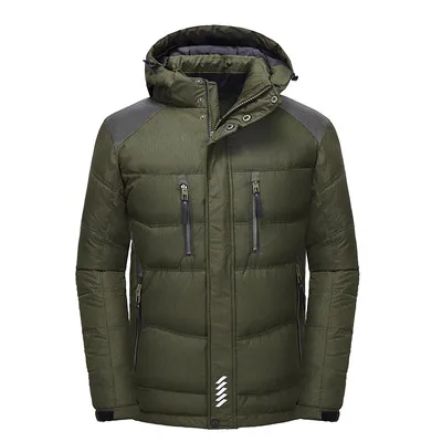 282GREEN Брендовый мужской пуховик, мужская верхняя одежда, зимняя куртка, новинка, модное мужское пальто высокого качества, большой размер, M-4XL - Цвет: 282GREEN