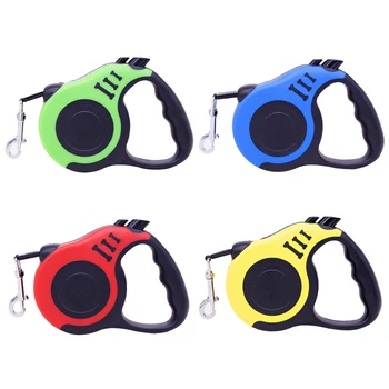 

Pet Dog New Leashes Outdoor Walking Dogs Supplies Automatic Strong Retractable Extending Leash 3m/5m Traction Rope For puppy