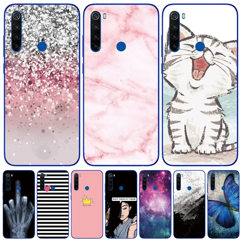 For xiaomi Redmi Note 8T Case Silicone Painting Soft TPU 8 Fundas Coque NOTE PRO | Мобильные телефоны и аксессуары
