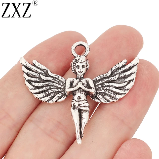 Stainless Steel Charms Jewelry Making  Feather Stainless Steel Charms -  5pcs - Aliexpress