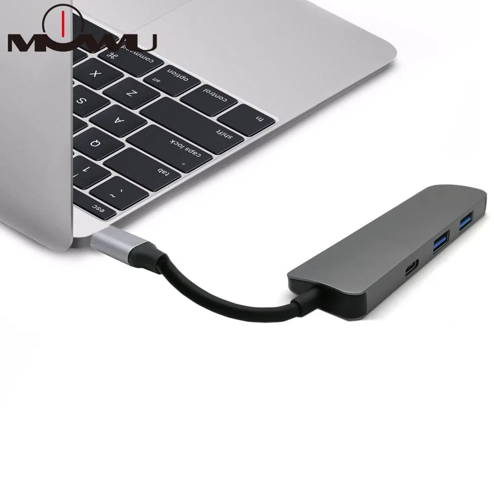 4 в 1 Thunderbolt 3 USB-C к HDMI адаптер 2x USB3.0 type-C PD концентратор для samsung Dex