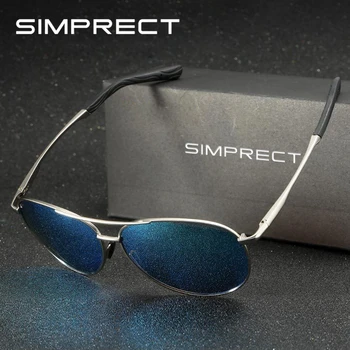

SIMPRECT Pilot Photochromic Sunglasses Men 2020 UV400 Polarized Sunglasses Retro Vintage Driver's Anti-Glare Sun Glasses For Men
