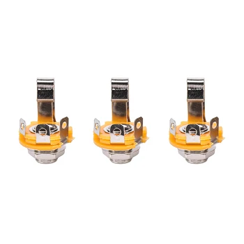 

Professional 10pcs/lot 6.35mm 1/4" Mono Chassis Socket Jack connector