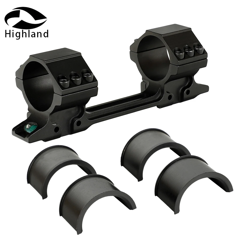 

Tactical Hunting Medium Profile Bi-direction 11mm Dovetail Riflescope Rings Hunting 25.4mm 30mm Scope Mount W Two Bubble Level