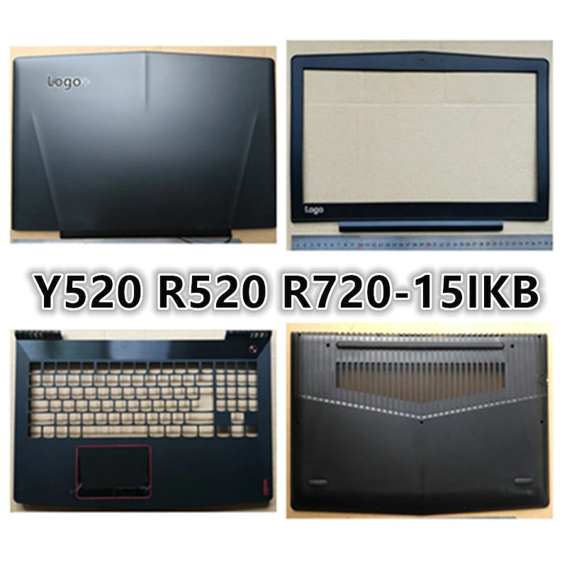 

New Laptop For Lenovo Legion Y520-15 R720-15 LCD Back Cover/LCD Front Bezel/Palmrest upper top cover/Bottom Base Case shell