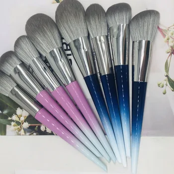 

New Style Double Color 12-piece Make-up Brush Set Eye Beauty Tool Soft Bristle Beginners Face Powder Blush Eye Shadow Brush