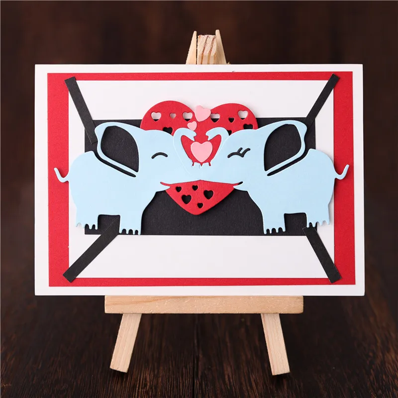 Elephant Animal Metal Cutting Dies Scrapbooking Die Craft Die Cuts Cards Making