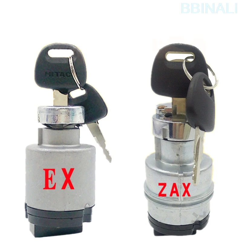 Для мини-экскаватор HITACHI ZX EX60/120/200-2/3/5 экскаватор старт ключ зажигания электрический дверной замок аксессуары для экскаватора