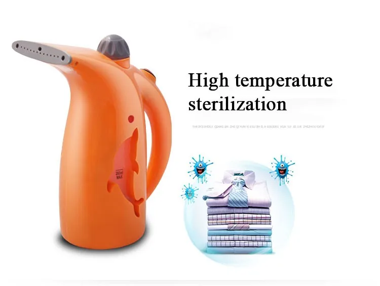New Portable Garment Steamer 280ml Large Capacity Cloth Steam Iron Multifuntional Handheld Facial Steamer PP Plastic Humidifier