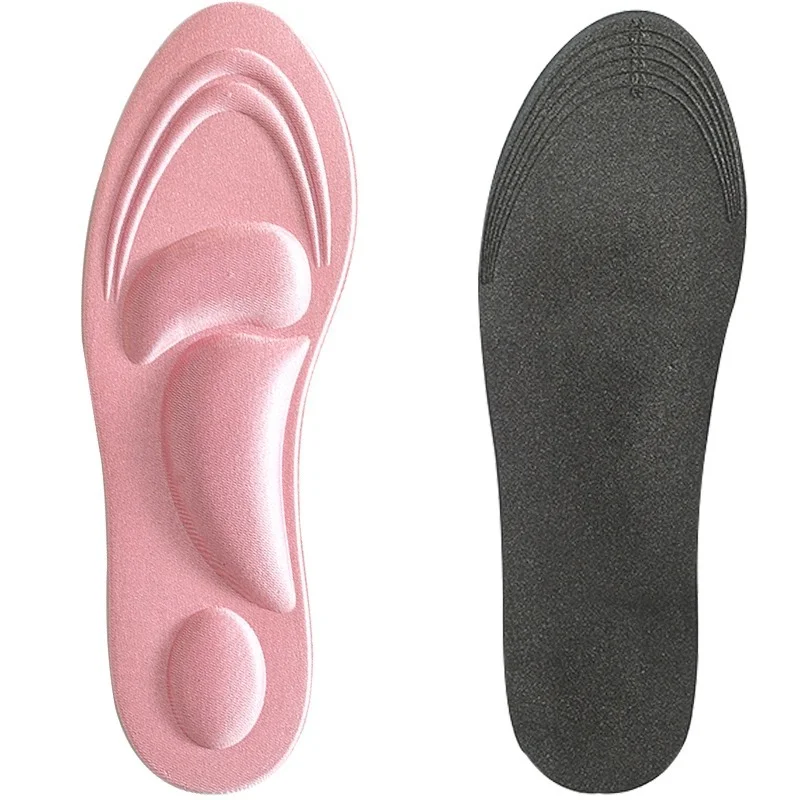 1 Pair Sponge Insoles Unisex Pain Relief Soft 4D Memory Foam Orthopedic Insoles Shoes Flat Feet Arch Support Insole Sport Pads