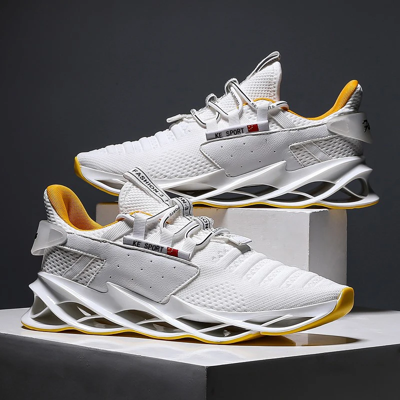 

Sneakers Running Shoes for Men 2020 High Quality Summer Blade Sport Shoes Lace Up Trainer Athletic Shoes Cushioning Footwear