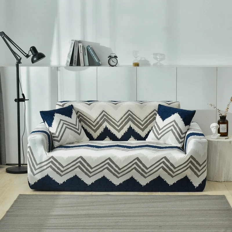 Эластичный чехол на диван плотно обертывается все включено секционные кушетки Чехлы для кресел для гостиной 1 2 3 4 местный диван - Цвет: 6
