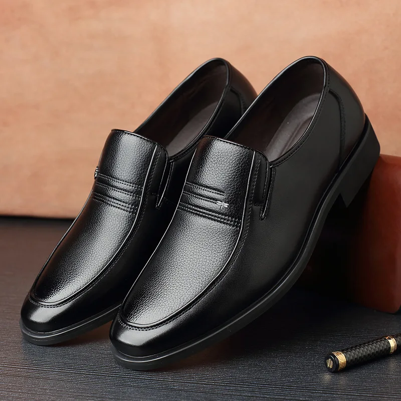 

Leather Shoes Men's Summer MEN'S Sandals Men's Genuine Leather Punched MEN'S SHOES Business Formal Wear Hollow out Breathable Da