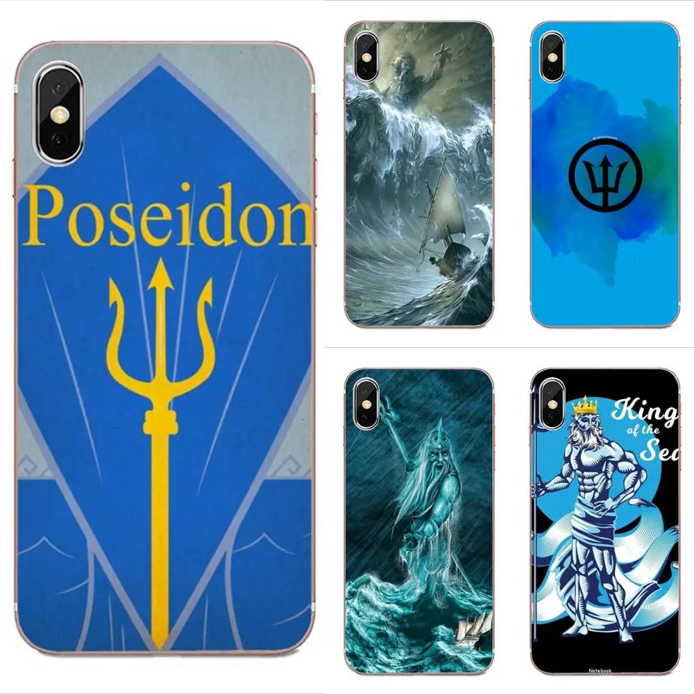 Мягкие чехлы для Apple iPhone 4 4S 5 5C 5S SE SE2 6 6S 7 8 11 Plus Pro X XS Max XR God Of The Sea Poseidon | Мобильные