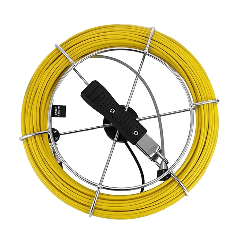 

AMS-20M Pipe Sewer Inspection Camera Cable Ip68 Drain Industrial Endoscope Wire Cable Video Snake Camera Cable
