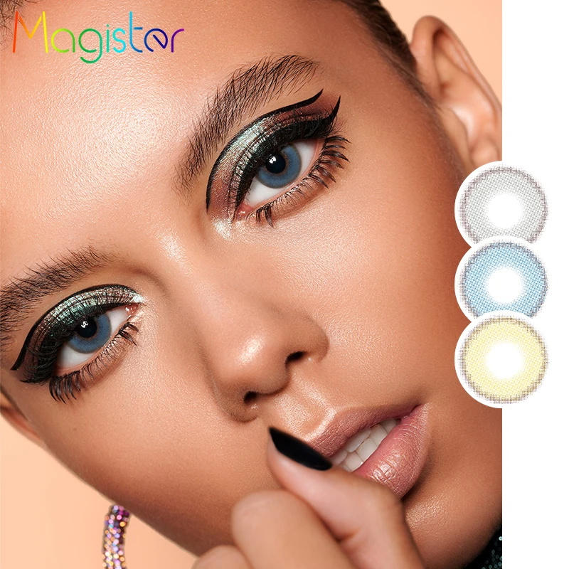 MAGISTER Color Contact Lens 2pcs/Pair Yearly Contacts Lenses For Eyes