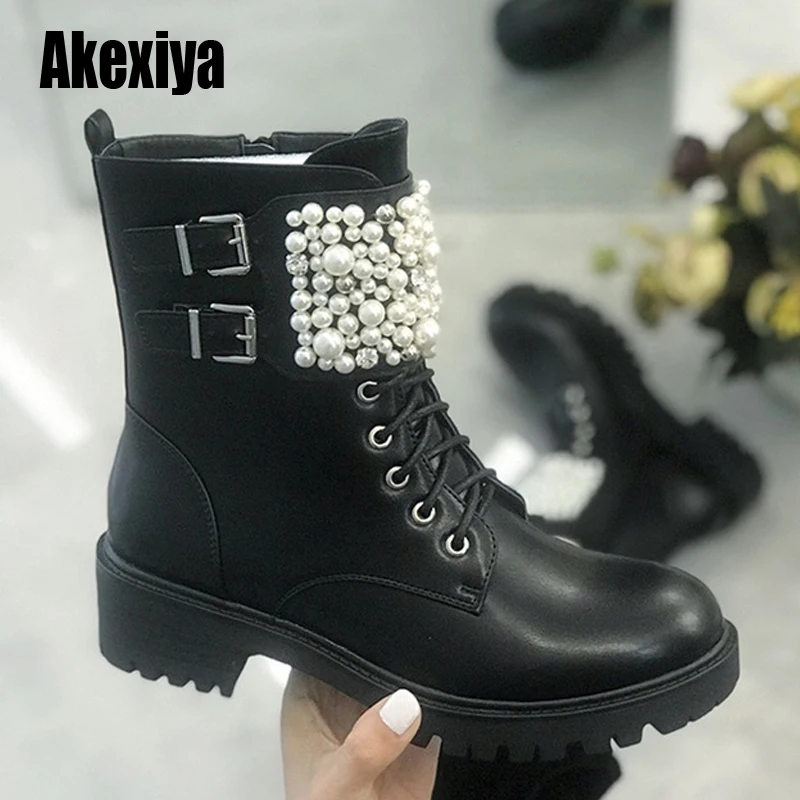 Women Short Boots 2021 Leather Ankle Autumn Platform Plus AliExpress
