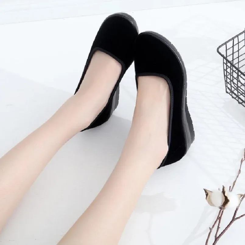 Cresfimix Zapatos De Mujer; женская модная удобная обувь без застежки на плоской подошве; женские балетки в стиле ретро; черные туфли для танцев; Sapato B5489