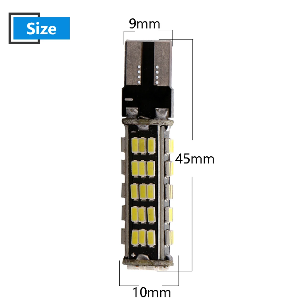 100 шт./лот T10 PCB 3014 68 SMD 680LM 6500K светодиодная лампа для авто лампа габаритный задний фонарь световой индикатор автомобиля 12V Led заводской