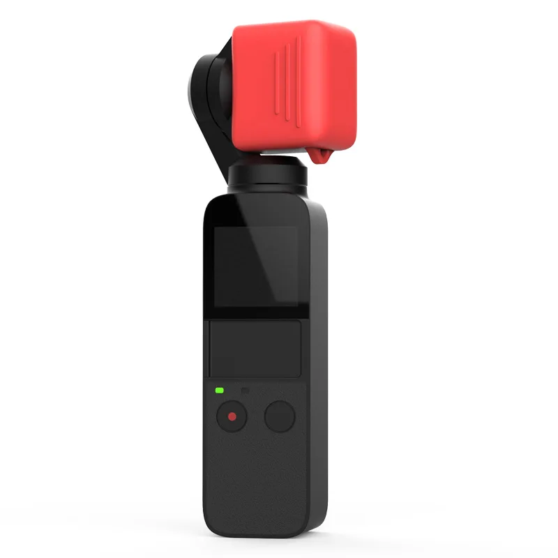 06 red Для Dajiang для Osmo Pocket применяется Lingshuo для DJI для PTZ Защитная крышка Спортивная Карманная камера силиконовая защитная оболочка - Цвет: 06 red