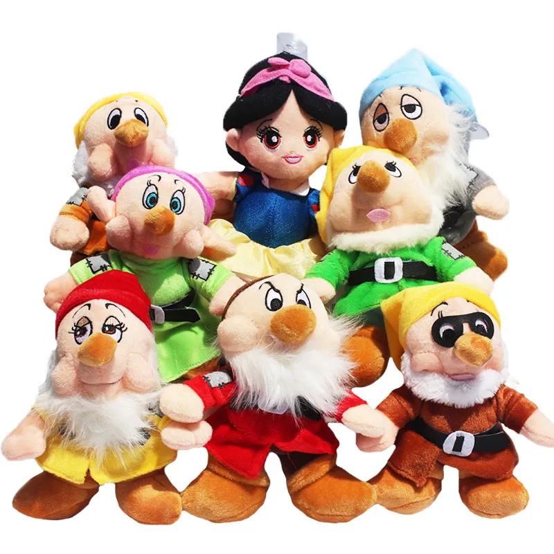 seven dwarfs plush set
