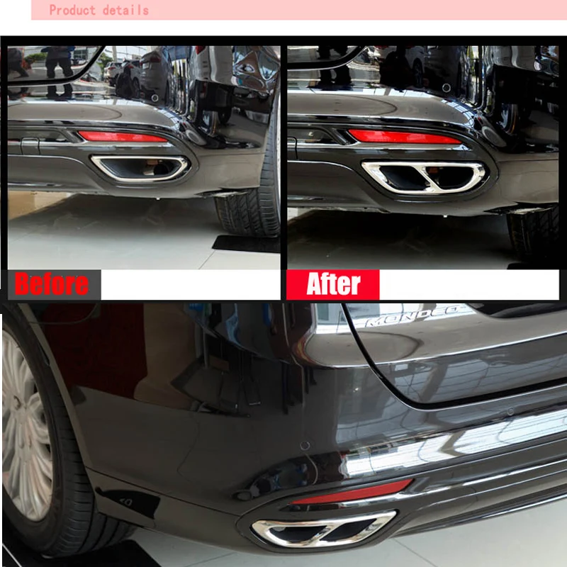 Автомобильный Стайлинг для Ford Mondeo Fusion Sedan 2014 2019 хвостовые накладки на горло из
