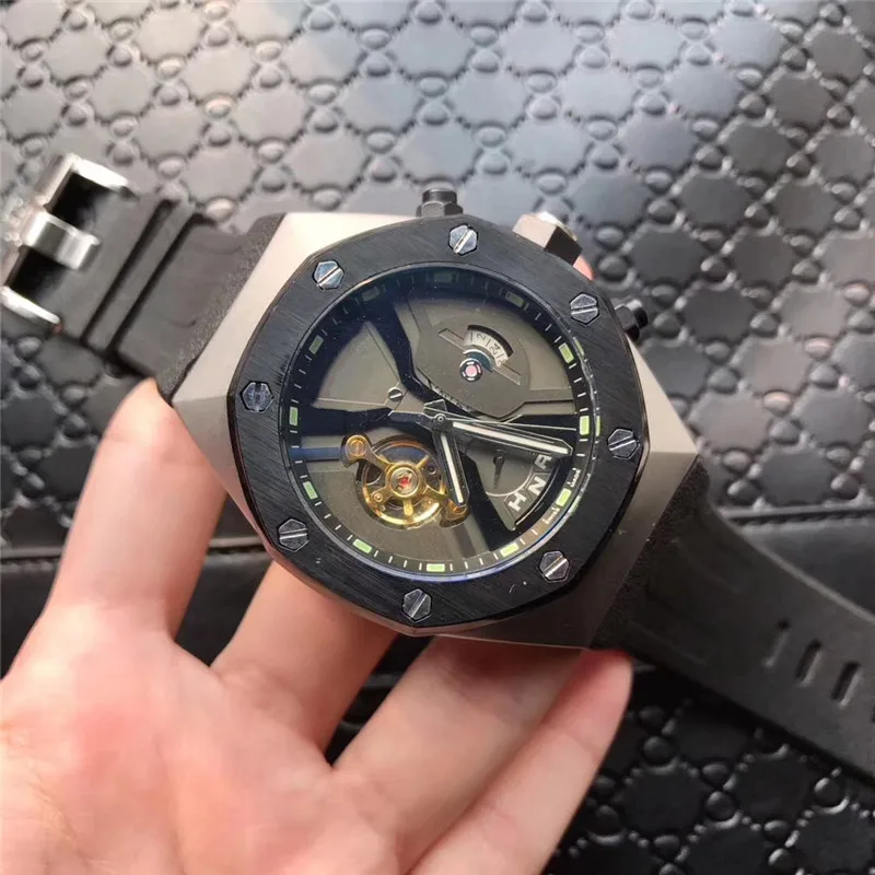 Роскошные брендовые механические мужские часы с королевским дубом Reloj hombres Роскошные автоматические часы мужские модные спортивные наручные часы мужские Montre ho - Цвет: 3