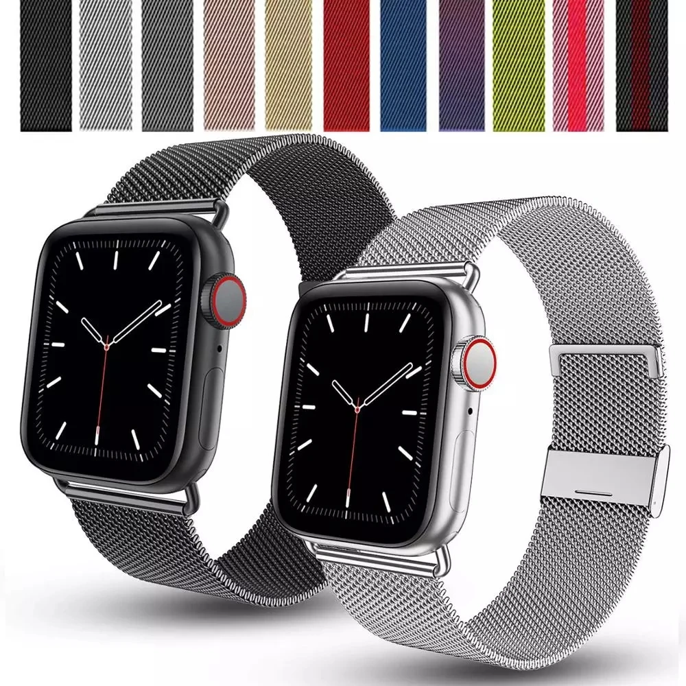 

Bracelet Stainless Steel MAGNETIC Milanese band For Apple Watch SE 6 5 4 3 2 1 42mm 38mm Bracelet strap for iwatch 4 5 40mm 44mm