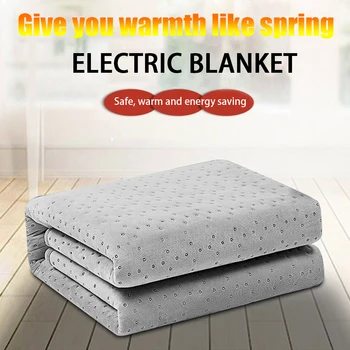 

Electric Blanket Protection Adjustable Temperature Portable Winter Timing 10 Heat Settings Dual Control For Beds Safe Bedding