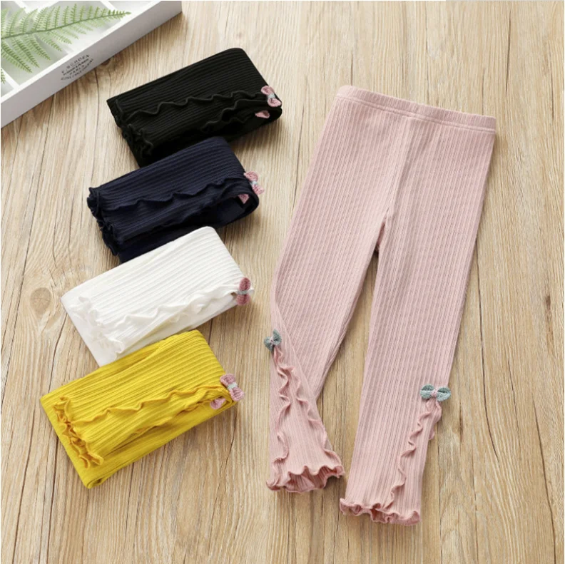 Cotton high quality Baby pantyhose Spring children Pants girls Ankle-length Flexible Warmer leggings Baby casual leggings