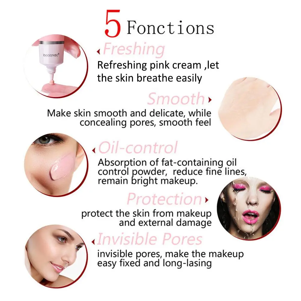 Для AirFit Pore Primer розовый крем для макияжа увлажняющий консилер контроль масла невидимые поры розовый изоляционный крем