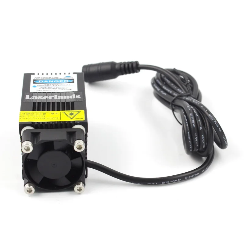 Синий лазерный модуль 5 нм Вт для гравировки/маркировки/резки w/ PWM/TTL с