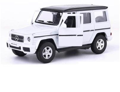 White no box Литая 1:36 мини Mercedes G63 литая модель внедорожника, детские игрушки, игрушка Томас, автомобиль для детей, для мальчиков, флидер, гоночный трек - Цвет: White no box