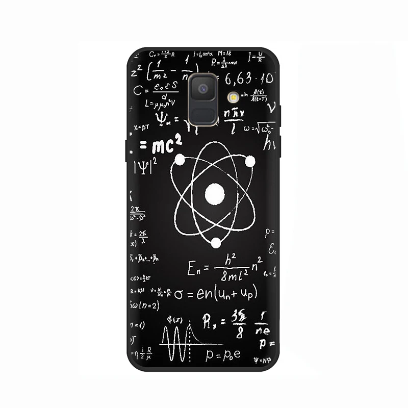 B7 EWAU mc2 при доставке службой E = mc Математика Альберта Эйнштейна силиконовый чехол для телефона для samsung A3 A5 A6 плюс A7 A8 A9 A10s 20С 30С 40С с 50s 60 70 J6 - Цвет: B7