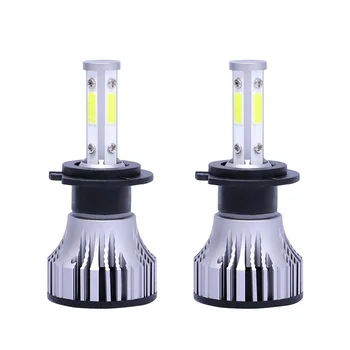 

LED Headlight Bulbs Conversion Kit Car Headlamp 20000LM 6500K 100W Cool White Hi/Lo Beam 4 Side DRL Fog Light Replace for Haloge