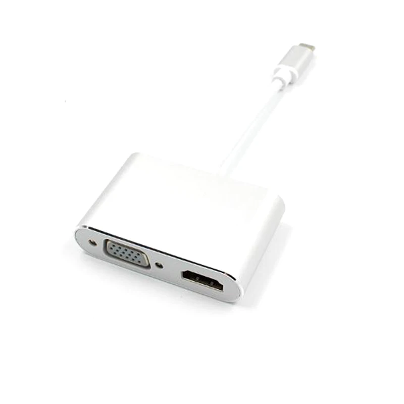 USB 3,1 type C к VGA многопортовый адаптер USB C к HDMI 4K конвертер UHD порт концентратор