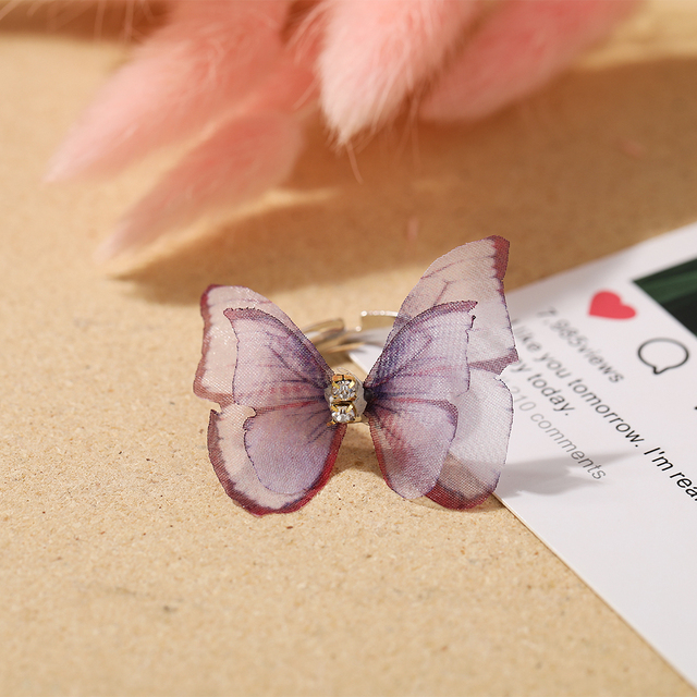 New Super Butterfly Rings Individual Character Is Popular Open Index Finger Rings For Women Jewelry Gift