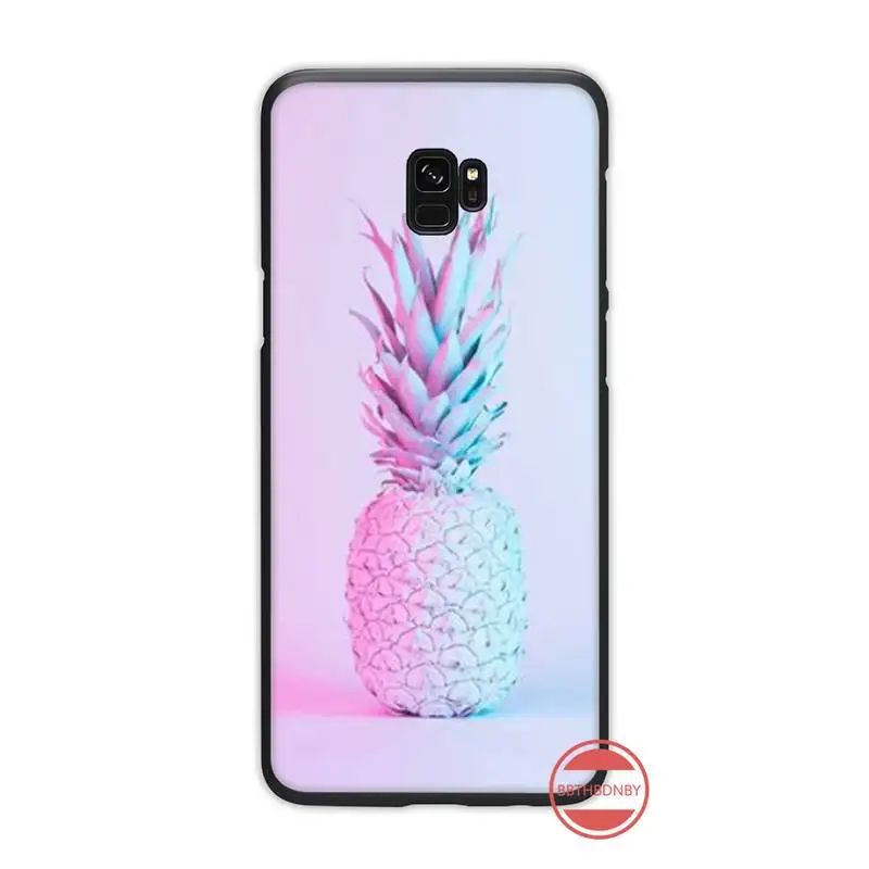 Чехол с рисунком ананаса для телефона Samsung S6 S7 edge S8 S9 S10 e plus A10 A50 A70 note8 J7 2017|Бамперы| |