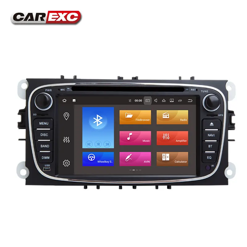 Android 9 0 Восьмиядерный автомобильный dvd плеер стерео система для Ford Focus Mondeo S Max Cmax