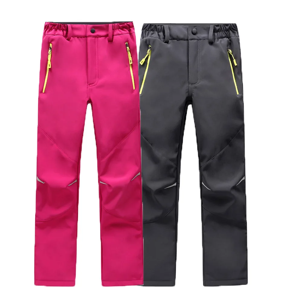 

Manufacturers Direct Selling New Style Outdoor CHILDREN'S Technical Pants Fleece Trousers Set Ski Pants Waterproof Warm Mountain