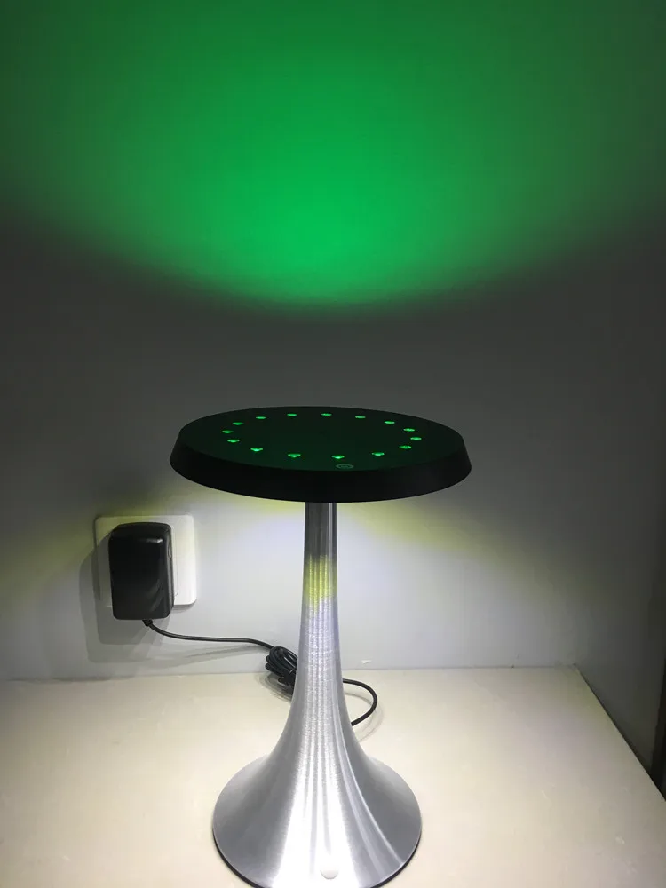Магнитная подвеска левитирующая Светодиодная настольная лампа с Колонка в виде НЛО bluetooth объемный звук BT динамик творческие подарки ночные огни