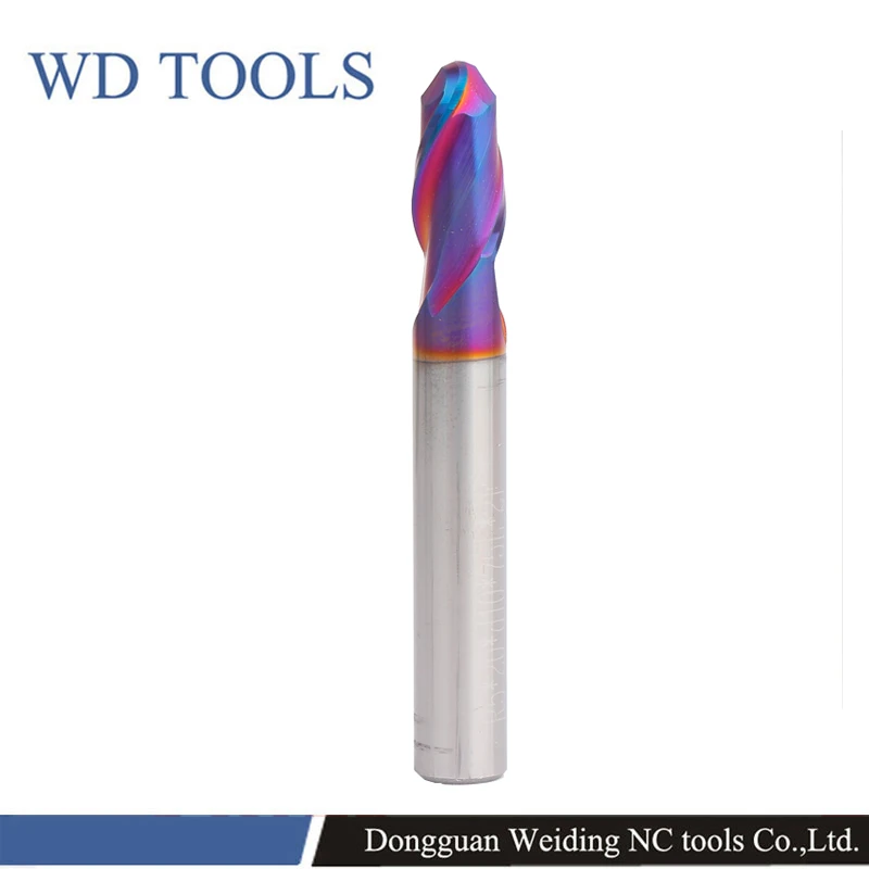 

TAP ball nose Endmills 1mm 2mm 3mm 4mm 5mm 6mm 8mm 12mm 2 Flute Carbide end mill Tungsten Milling Cutter CNC cutting tools