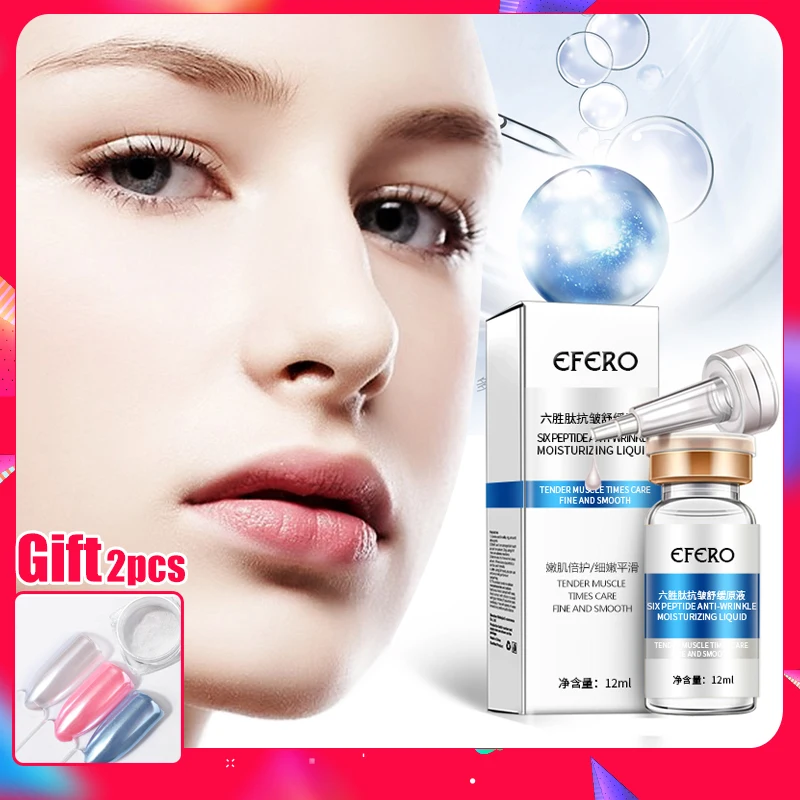Anti Aging Face Serum Lifting Firming Collagen Essence Argireline Serum Remove Wrinkle Face Whitening Skin Care Fade Fine Lines