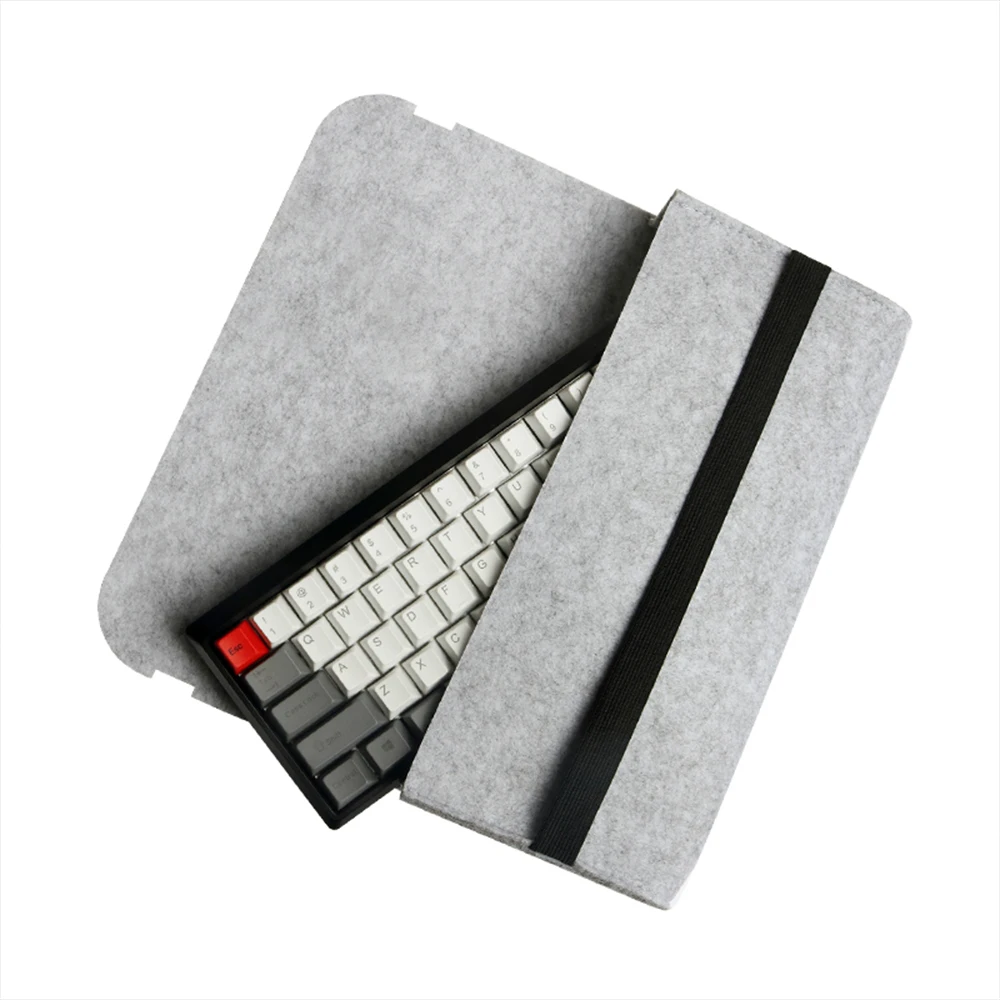 keyboard desktop Mechanical Keyboard Bag Storage Protect Organizer Portable Fabric Dustproof 60 68 87 104 Keys GK61 GH60 POKER FILCO Anne Pro 2 pc gaming keypad