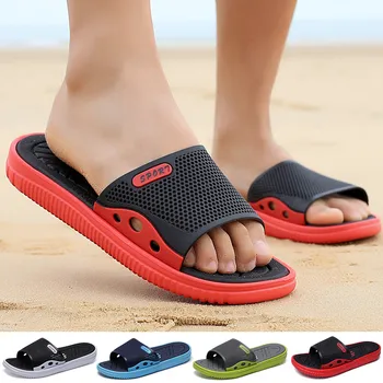 

Men's Slippers EVA Couple Flip Flops Soft Anti-skidding solid Casual Summer Male Chaussures Femme indoor and outdoor slippers#3