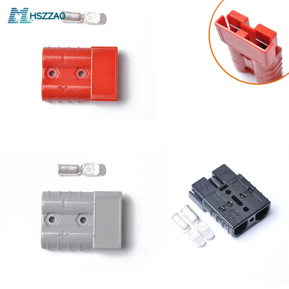 

2 Pcs 50Amp Quick Connerctor Plug 12v Battery Plug For Dual Battery Systems, Caravans, 4WD, Fridges,RV etc.